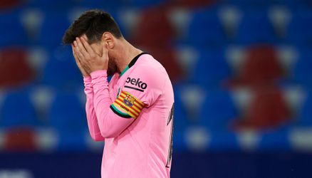 Barcelona kan titel wel vergeten na knotsgekke remise tegen Levante