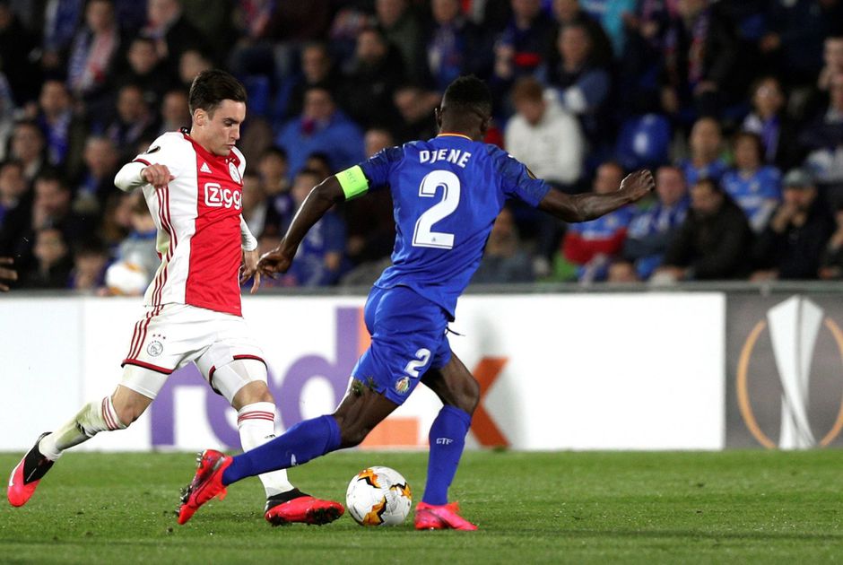 Tagliafico mist return Europa League in Amsterdam na gele kaart tegen Getafe