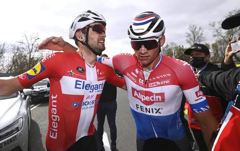 Strava-cijfers sprint Van der Poel: dikke piek kwam te vroeg