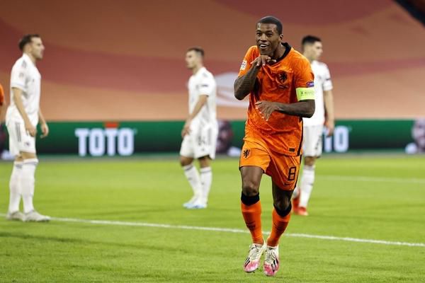Wijnaldum pas de 3e middenvelder die 20+ goals voor Oranje maakt