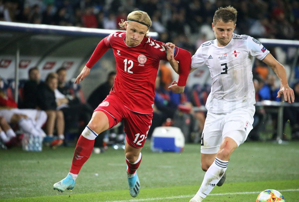 EK-kwalificatie: Denemarken blijft in Georgië steken op bloedeloze 0-0 (video)