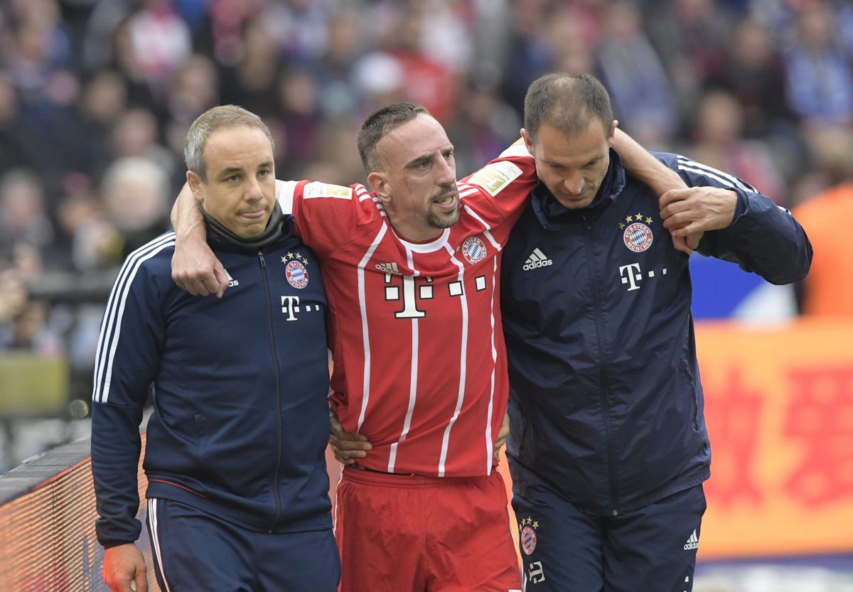 Geblesseerde Ribéry komt in 2017 niet meer in actie