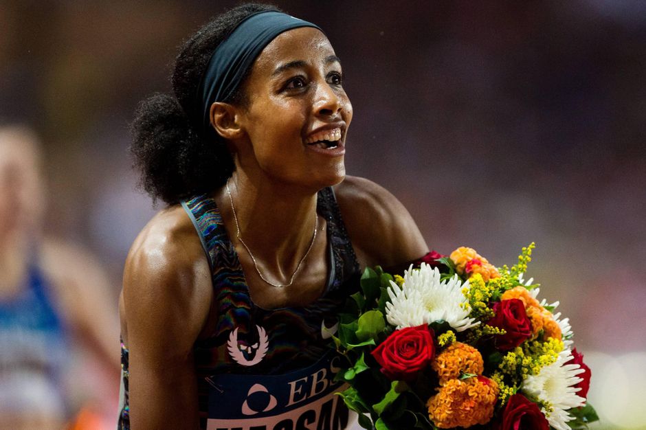 Hassan scherpt eigen Europees record op de 5000 meter aan in Londen