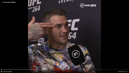🎥 | Dustin Poirier onthult dreigement dat Conor McGregor direct na verlies uitte: 'Gonna kill you'