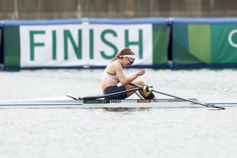 Toch lekker! Sophie Souwer sluit olympisch roeitoernooi af met winst in B-finale skiff