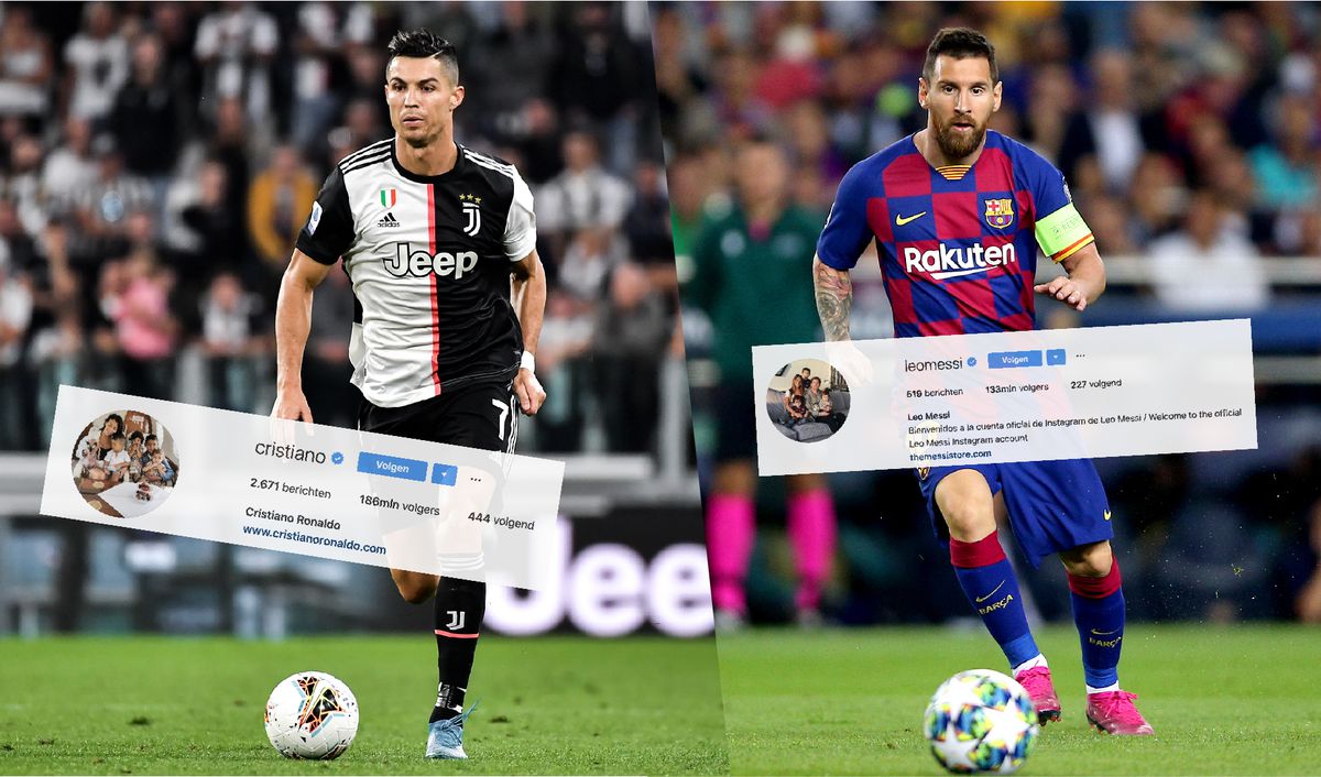 Ronaldo en Messi wereldleiders op Instagram: CR7 verdient meer door Insta dan bij Juve 💰