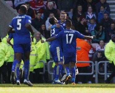 Mahrez te gast in Vardy Party