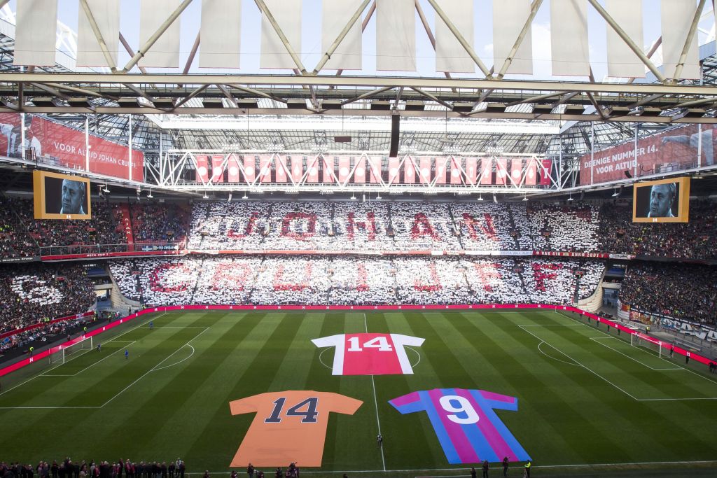 Amsterdam ArenA vanaf komend seizoen officieel Johan Cruijff ArenA