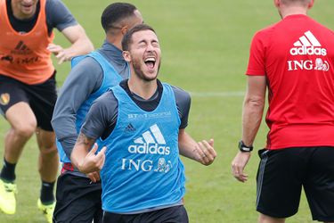 Hazard weer terug op het veld bij België: 'Heb eraan gedacht om niet te komen'
