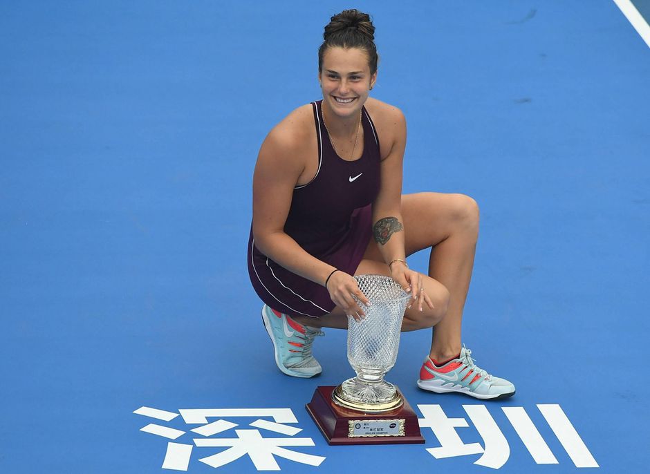 Sabalenka verslaat Riske in Shenzhen en pakt 3e WTA-titel