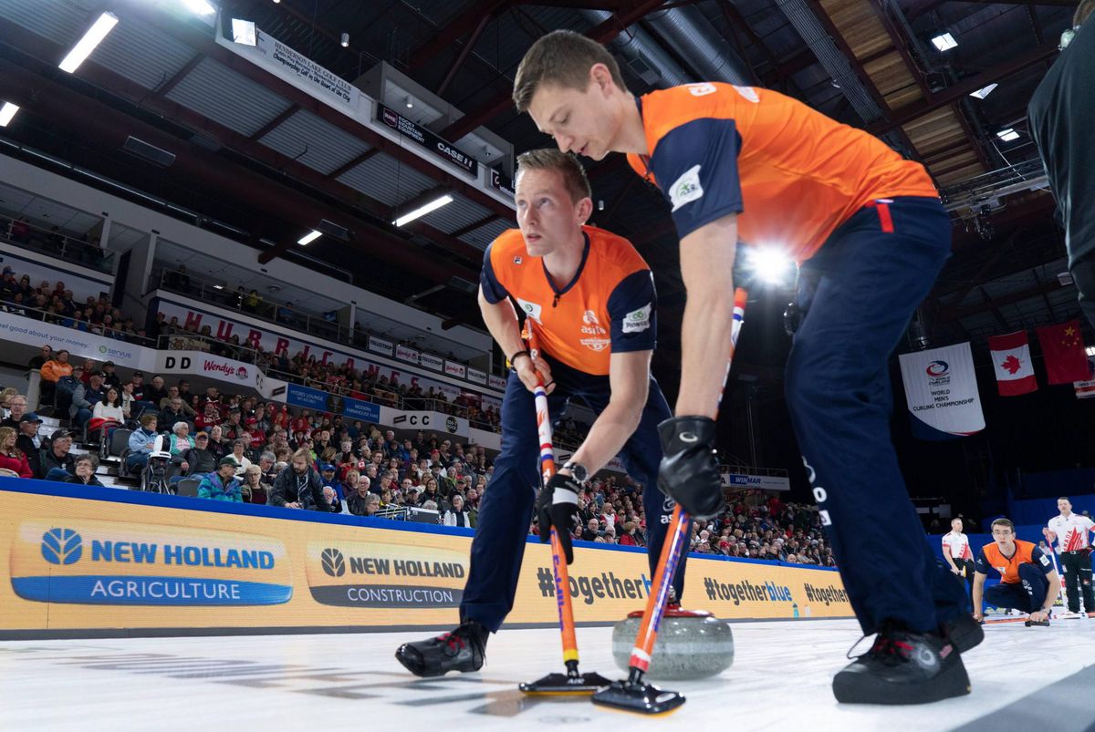 Curlers eindigen als 10e op WK