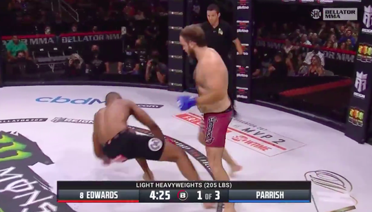 🎥 | Bellator-debutant Ben Parrish slaat Christian Edwards na 38 seconden KO