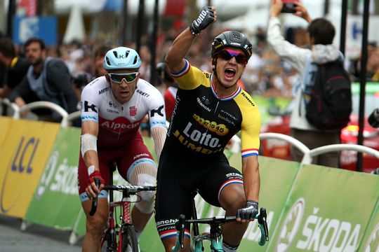 Groenewegen gaat vol voor het geel in de Tour de France