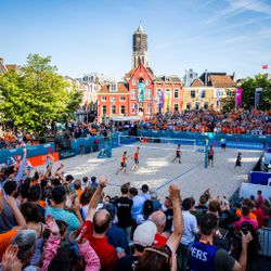 Fotoserie: Het EK beachvolleybal is in Nederland en dit zijn de mooiste plaatjes