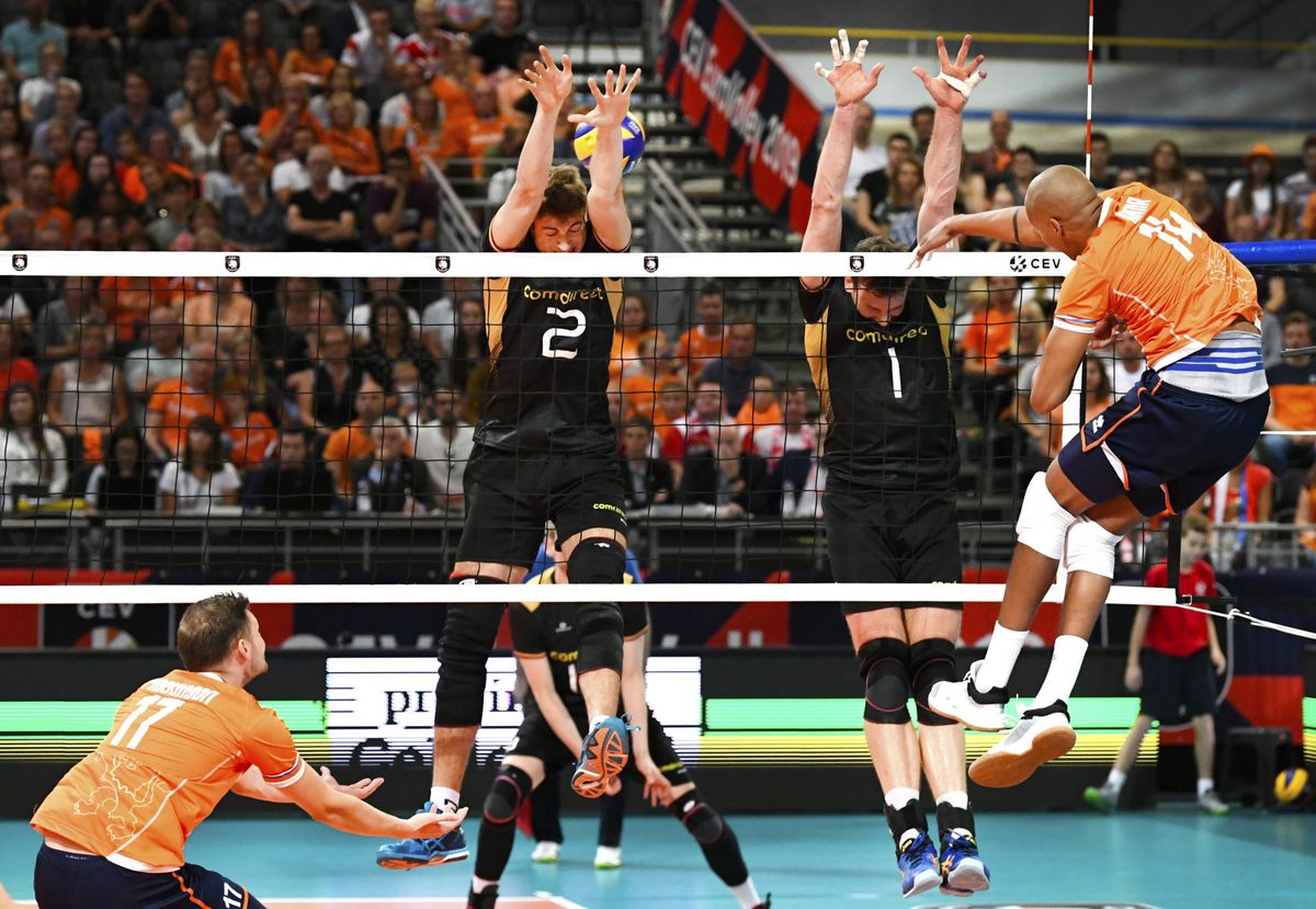 Duitsland mept Nederland uit EK volleybal en gaat door naar kwartfinale