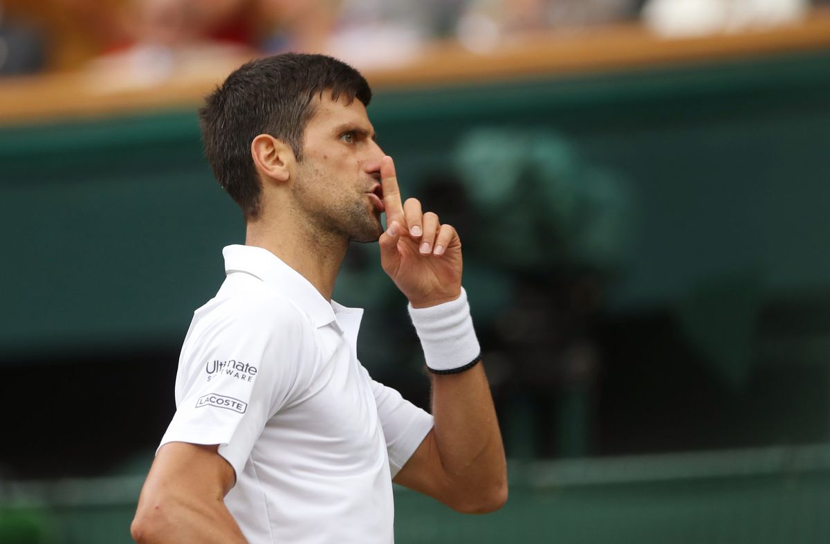 Titelverdediger Novak Djokovic naar finale Wimbledon