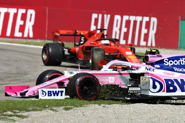 Sportief: Sebastian Vettel zei sorry tegen Lance Stroll na incident op Monza (video)