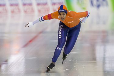 Anice Das snelste op de 500 meter NK Sprint