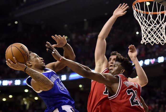 Samenvatting: DeRozan schiet Raptors eindelijk weer voorbij Bulls