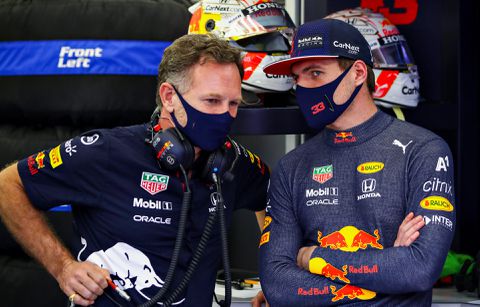 Dit zeiden Christian Horner en wedstrijdleider Michael Masi over track limits Verstappen