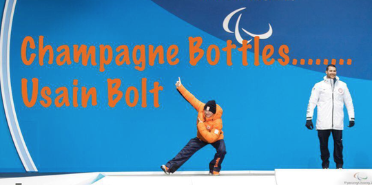 Paralympiër Vos wil ook wel een fles champagne van Bolt