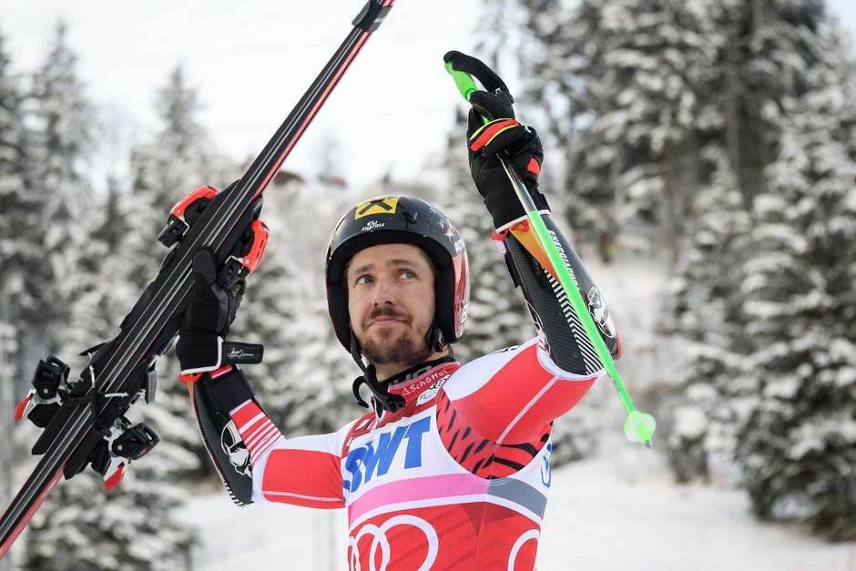 Hirscher is weer koning op de reuzeslalom en wint met dikke voorsprong