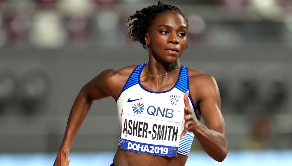 Dafne Schippers wereldkampioene af op 200 meter door Asher-Smith