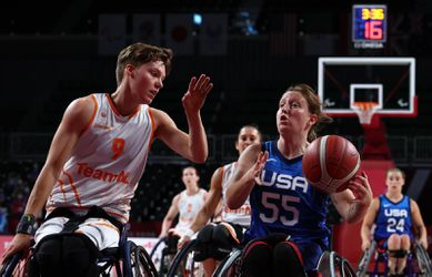 Sensationele zege van Nederlandse rolstoelbasketballers op paralympisch kampioen Amerika