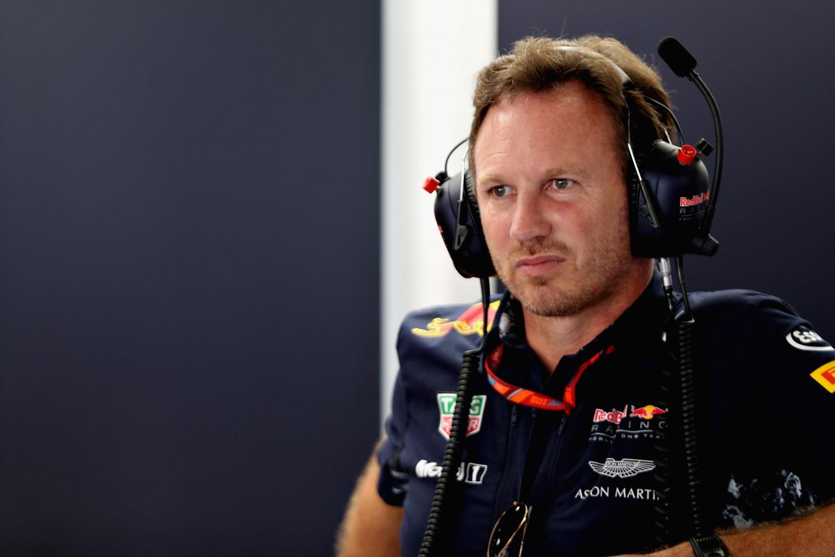 Red Bull-baas Horner ook pislink over straf: 'Geweldige race, maar is helemaal verkloot!'