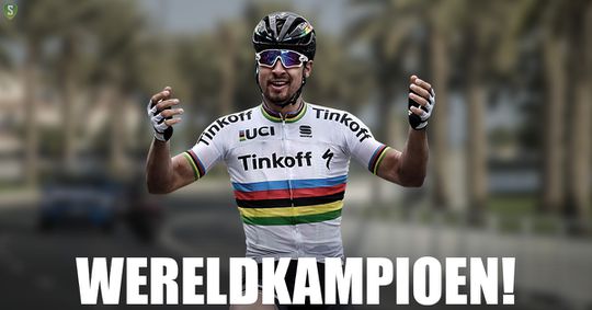 Peter Sagan ook in 2016 wereldkampioen wielrennen