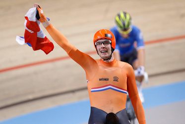 Van Schip rijdt naar bronzen plak in het omnium bij wereldbeker in Berlijn