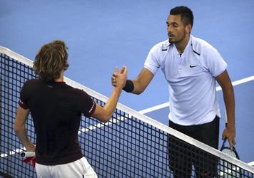 Kyrgios is Zverev de baas in halve finale Peking, nu tegen Nadal