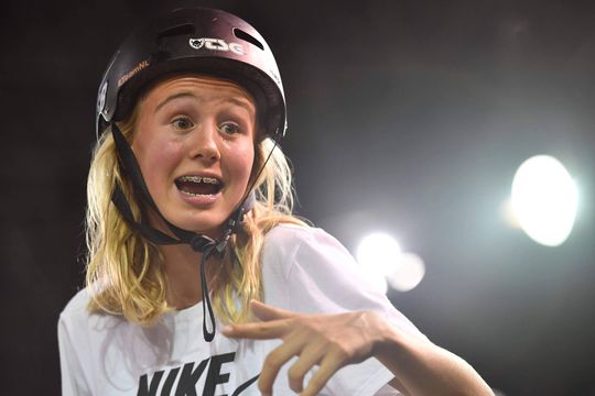 15-jarige skateboardster gekozen tot Talent van het Jaar bij Sportgala