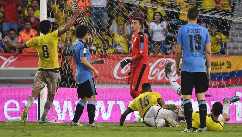 Colombia in slotfase naast Uruguay