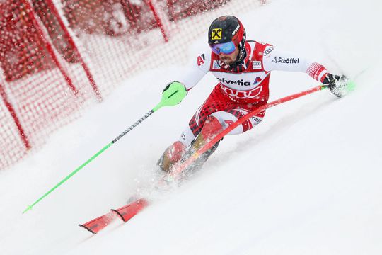 Hirscher is ook de heerser van de reuzenslalom in Zwitserland