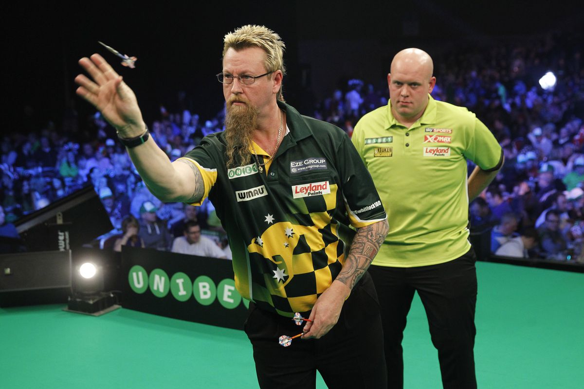 Van Gerwen in Nederlandse finale op German Darts Masters