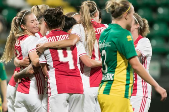 Uitslagen vrouwenvoetbal: Ajax blijft ongeslagen