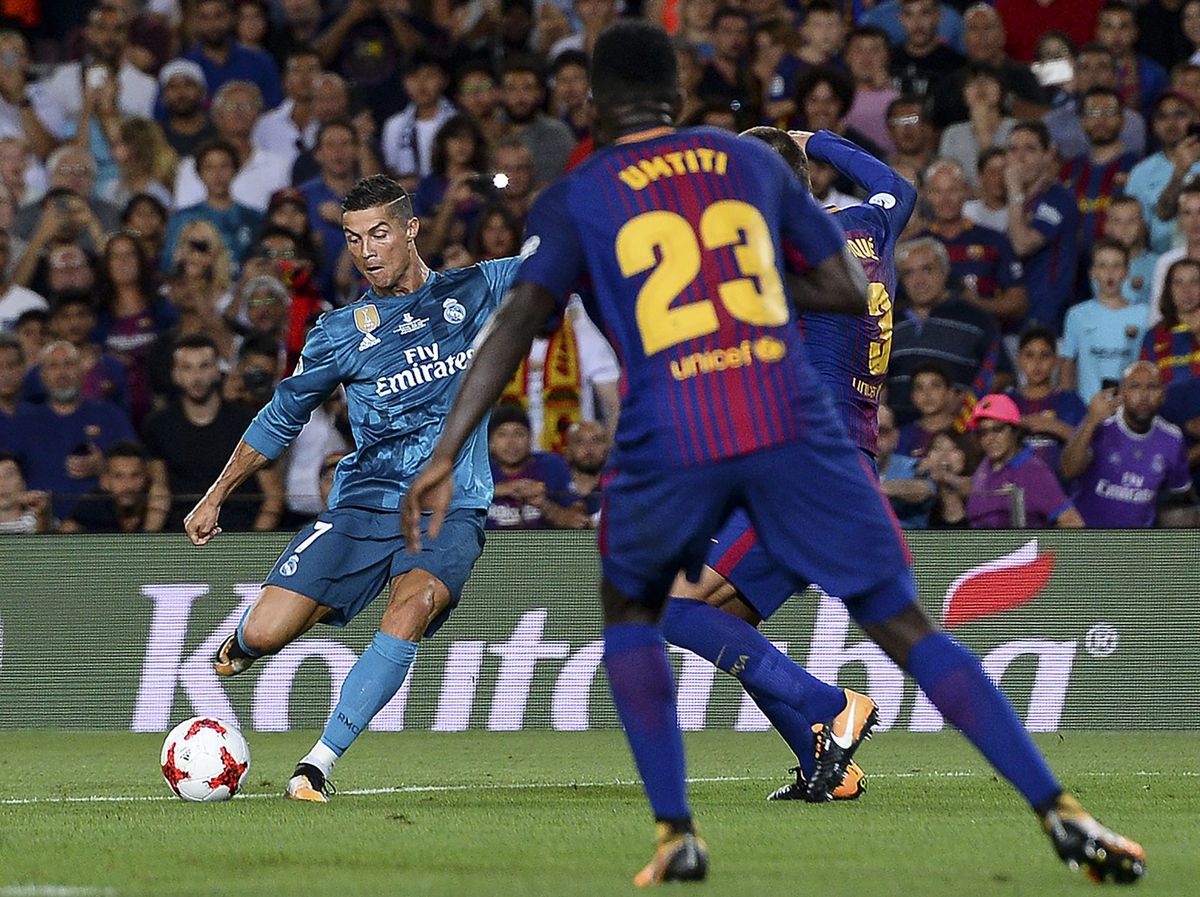De goal - en de supersprint - van Ronaldo tegen Barcelona (video)