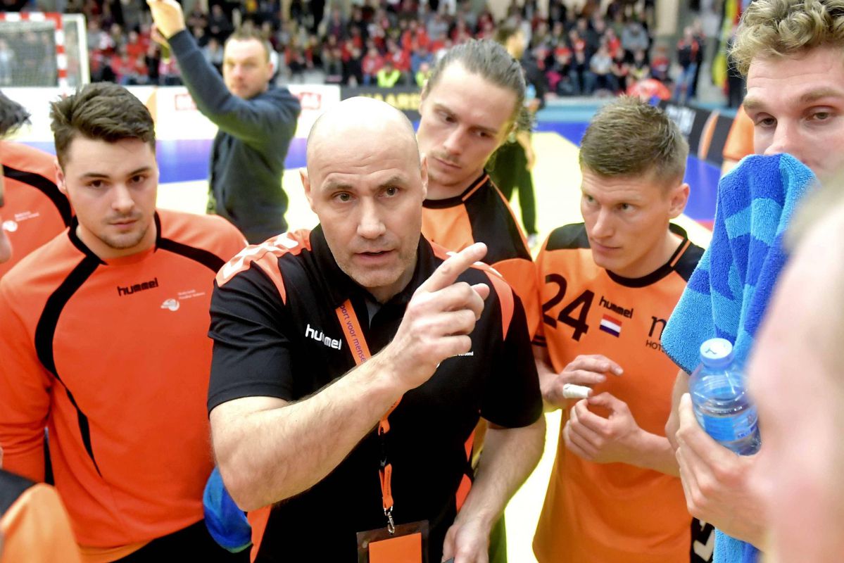 Handballers mogen nog hopen op EK-ticket na zege op Estland
