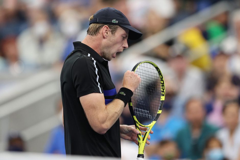 Botic van de Zandschulp is sprakeloos en vol humor op US Open: 'Eindelijk win ik de 1e set'