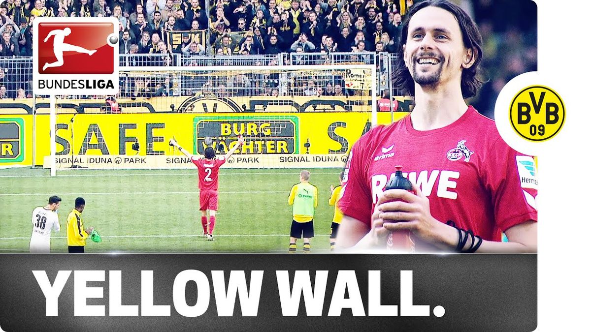 'Gelbe Wand' geeft oud-verdediger Dortmund staande ovatie (video)