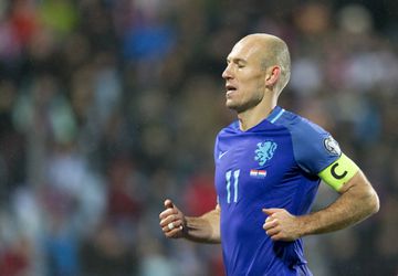 Blessure van Robben lijkt mee te vallen