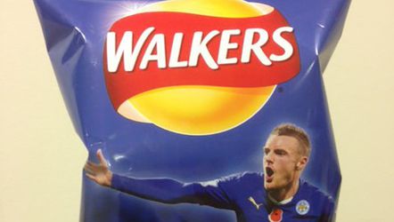 Cultheld Jamie Vardy heeft nu zelfs zijn eigen chips