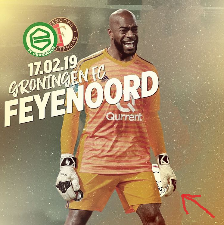 Huh?!? Feyenoord-keeper Vermeer met Ajax-logo in de hand op Instagram