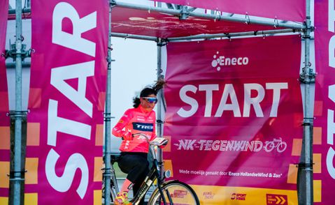 NK Tegenwindfietsen afgelast, deelnemers teleurgesteld: 'Het lijkt een erg slechte grap'