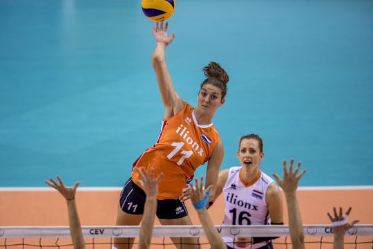 Volleybalsters plaatsen zich niet voor WK