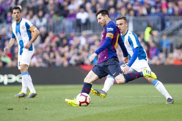 Barça pakt de volle buit tegen stadsgenoot Espanyol, Messi wéér geniaal (video's)