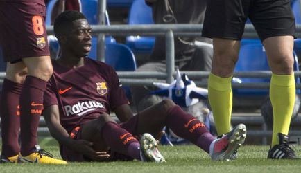 Geluk bij ongeluk: blessure Dembélé scheelt Barcelona €10 miljoen