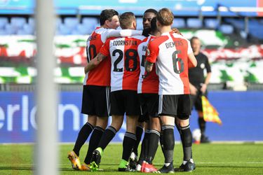 Feyenoord ondanks stroperige start DIK langs weerloos Willem II