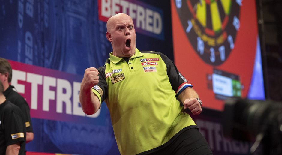 Loting Melbourne Darts Masters: Van Gerwen en Van Barneveld in pittig deel van het schema